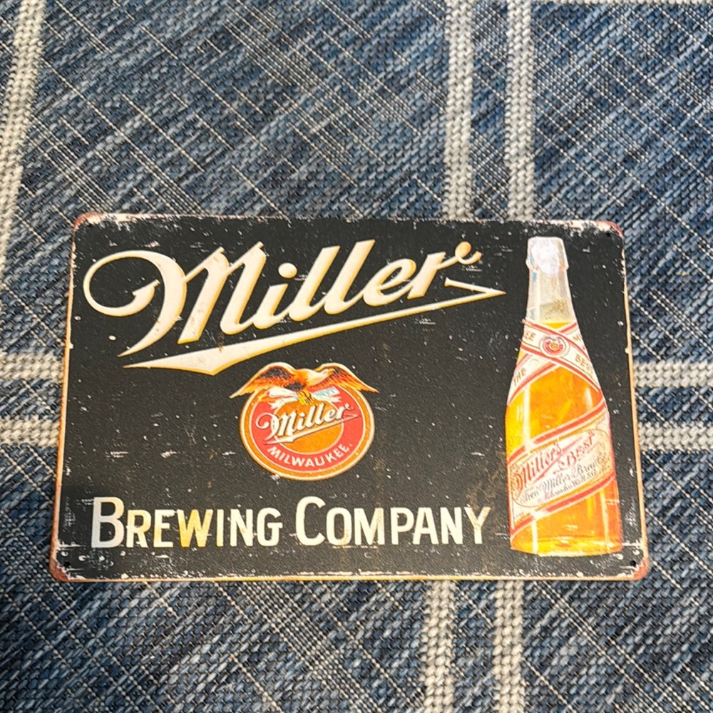 Miller Brewing Company Vintage Sign